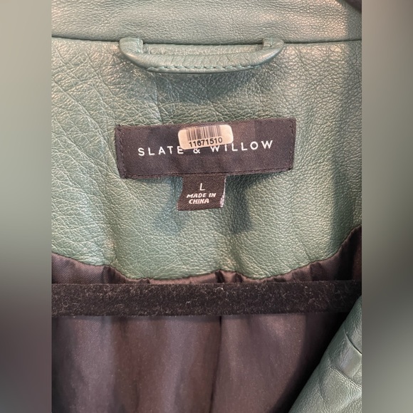 Slate & Willow Leather Moto Jacket - Picture 5 of 7